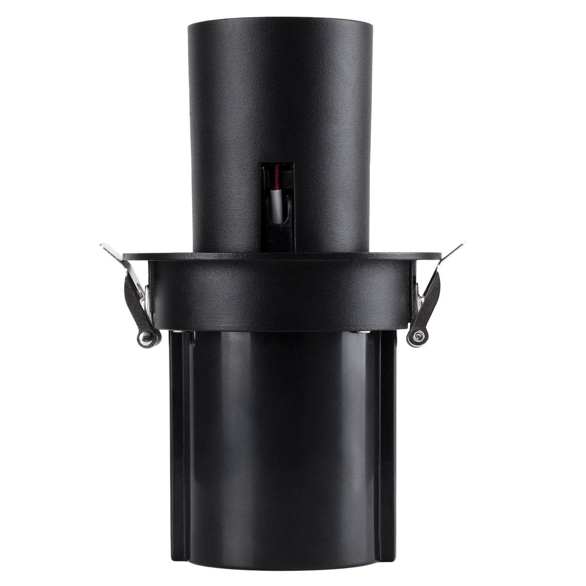 VIRGO-M 60308 Χωνευτό LED Spot Downlight TrimLess Φ11cm 12W 1560lm 36° AC 220-240V IP20 Φ11cm x Υ11.5cm - Στρόγγυλο - Μαύρο - Φυσικό Λευκό 4500K - Bridgelux COB