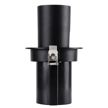 VIRGO-M 60309 Χωνευτό LED Spot Downlight TrimLess Φ11cm 12W 1500lm 36° AC 220-240V IP20 Φ11cm x Υ11.5cm - Στρόγγυλο - Μαύρο - Θερμό Λευκό 2700K - Bridgelux COB