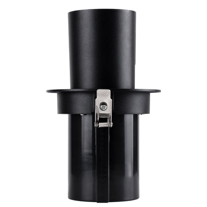 VIRGO-B 60312 Χωνευτό LED Spot Downlight TrimLess Φ13.5cm 20W 2600lm 36° AC 220-240V IP20 Φ13.5cm x Υ14cm - Στρόγγυλο - Μαύρο - Φυσικό Λευκό 4500K - Bridgelux COB