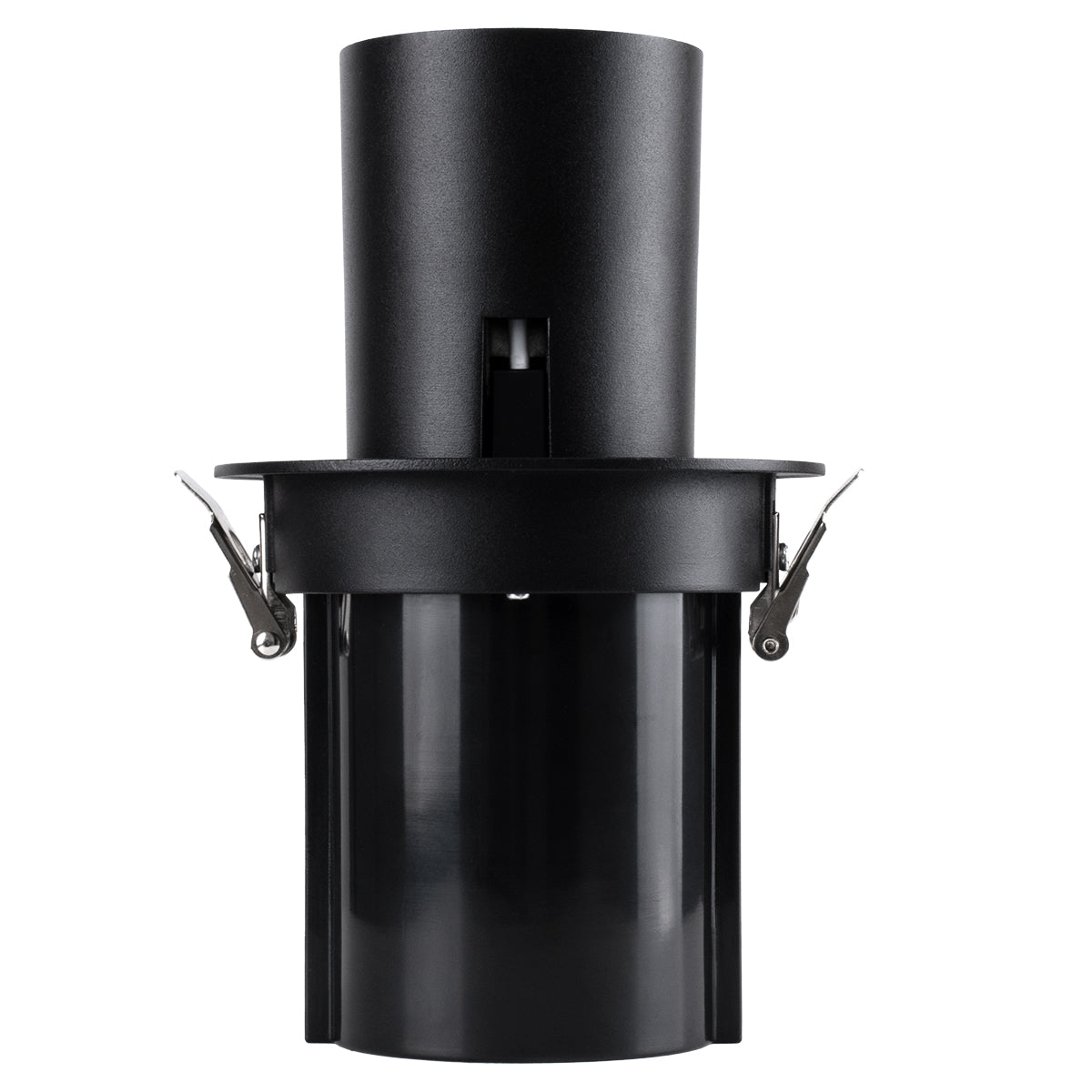 VIRGO-B 60313 Χωνευτό LED Spot Downlight TrimLess Φ13.5cm 20W 2500lm 36° AC 220-240V IP20 Φ13.5cm x Υ14cm - Στρόγγυλο - Μαύρο - Θερμό Λευκό 2700K - Bridgelux COB