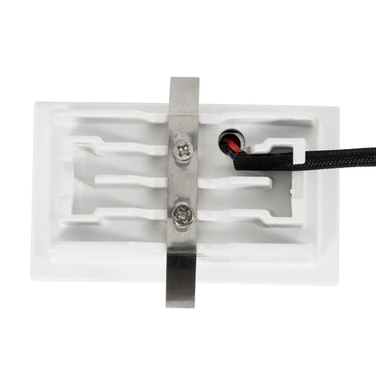 LUMINAR SUPERIOR 60316 Χωνευτό LED Spot Downlight TrimLess 4W 560lm 36° AC 220-240V IP20 Μ7.5 x Π4.3 x Υ4.5cm - Λευκό με Μαύρο Κάτοπτρο - Φυσικό Λευκό 4500K - Bridgelux High Lumen Chip Gen2 - TÜV Certified Driver