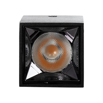 LUMINAR 60321 LED Spotlight Downlight 3W 405lm 36° AC 220-240V IP20 Warm White 2700K - Osram SMD Chip & TÜV SÜD Driver - Matt Black - L4.2 x W4.2 x H6.6