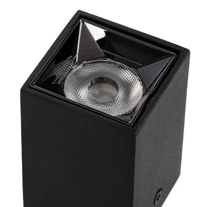 LUMINAR 60321 LED Spotlight Downlight 3W 405lm 36° AC 220-240V IP20 Warm White 2700K - Osram SMD Chip & TÜV SÜD Driver - Matt Black - L4.2 x W4.2 x H6.6