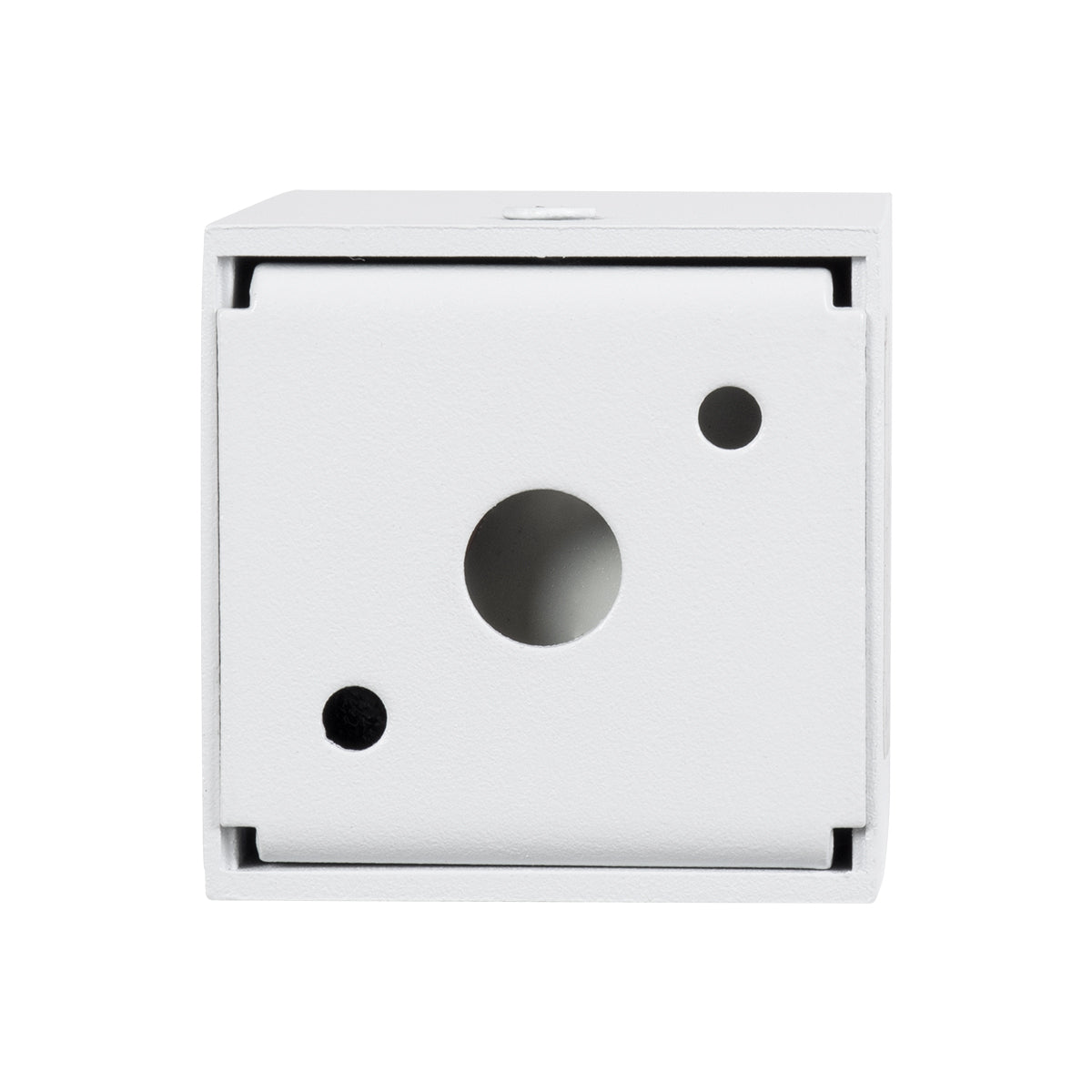 LUMINAR SUPERIOR 60323 Επιφανειακό LED Spot Downlight TrimLess 3W 405lm 36° AC 220-240V IP20 Μ4.2 x Π4.2 x Υ6.6cm - Λευκό με Κάτοπτρο Χρωμίου - Θερμό Λευκό 2700K - Bridgelux High Lumen Chip Gen2 - TÜV Certified Driver