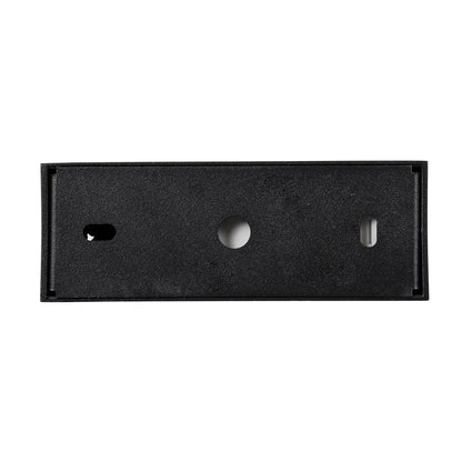 LUMINAR SUPERIOR 60324 Επιφανειακό LED Spot Downlight TrimLess 12W 1680lm 36° AC 220-240V IP20 Μ11.8 x Π4.2 x Υ6.6cm - Μαύρο με Κάτοπτρο Χρωμίου - Φυσικό Λευκό 4500K - Bridgelux High Lumen Chip Gen2 - TÜV Certified Driver