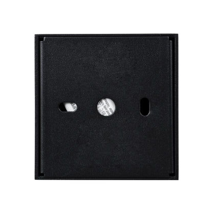 LUMINAR SUPERIOR 60332 Επιφανειακό LED Spot Downlight TrimLess 14W 1960lm 36° AC 220-240V IP20 Μ8.2 x Π8.2 x Υ6.6cm - Μαύρο με Κάτοπτρο Χρωμίου - Φυσικό Λευκό 4500K - Bridgelux High Lumen Chip Gen2 - TÜV Certified Driver