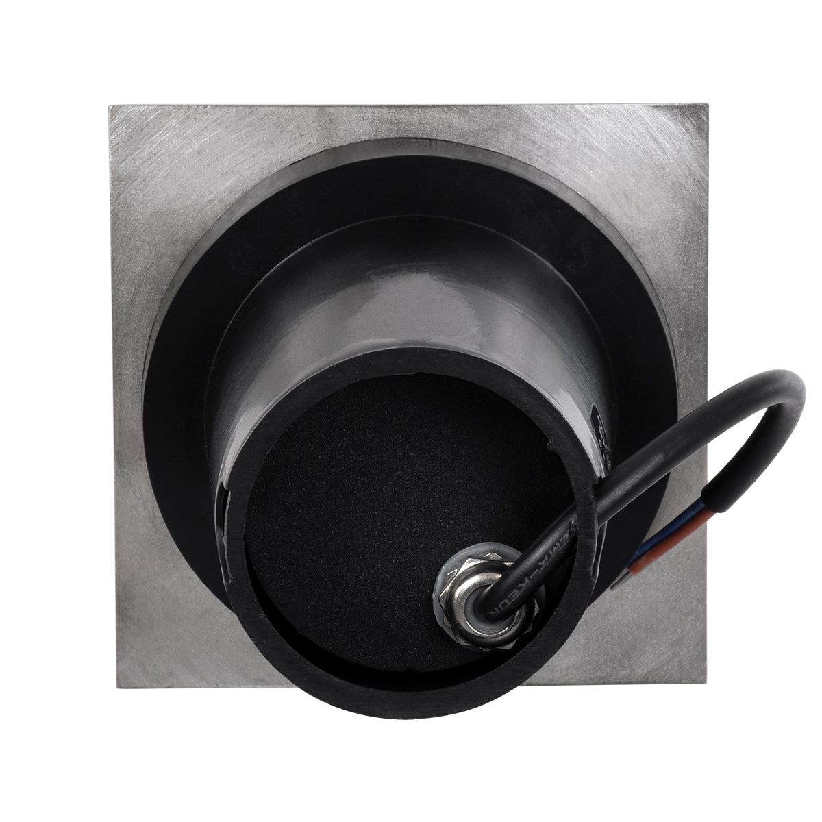 GIGO 60362 Recessed Floor Spot Light for MR16 Lamp with Socket 1 x GU10 AC 220-240V Waterproof IP68 IK09 - Stainless Steel SS201 - L11 x W11 x H11.5 / Q10.4 x 10.4