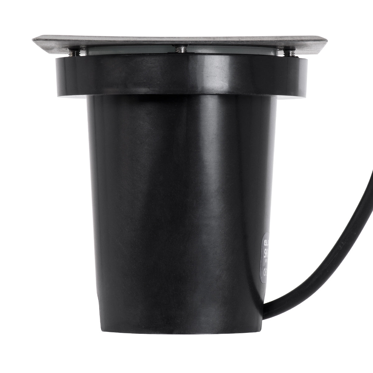 GIGO 60364 Χωνευτό Τετράγωνο Σποτ Δαπέδου για Λάμπα MR16 με Ντουί GU10 - Αδιάβροχο IP68 - IK09 - Ανοξείδωτο Ατσάλι / Stainless Steel 316 - Tempered Glass - Μ11 x Π11 x Υ11.5cm - Nickel Ματ