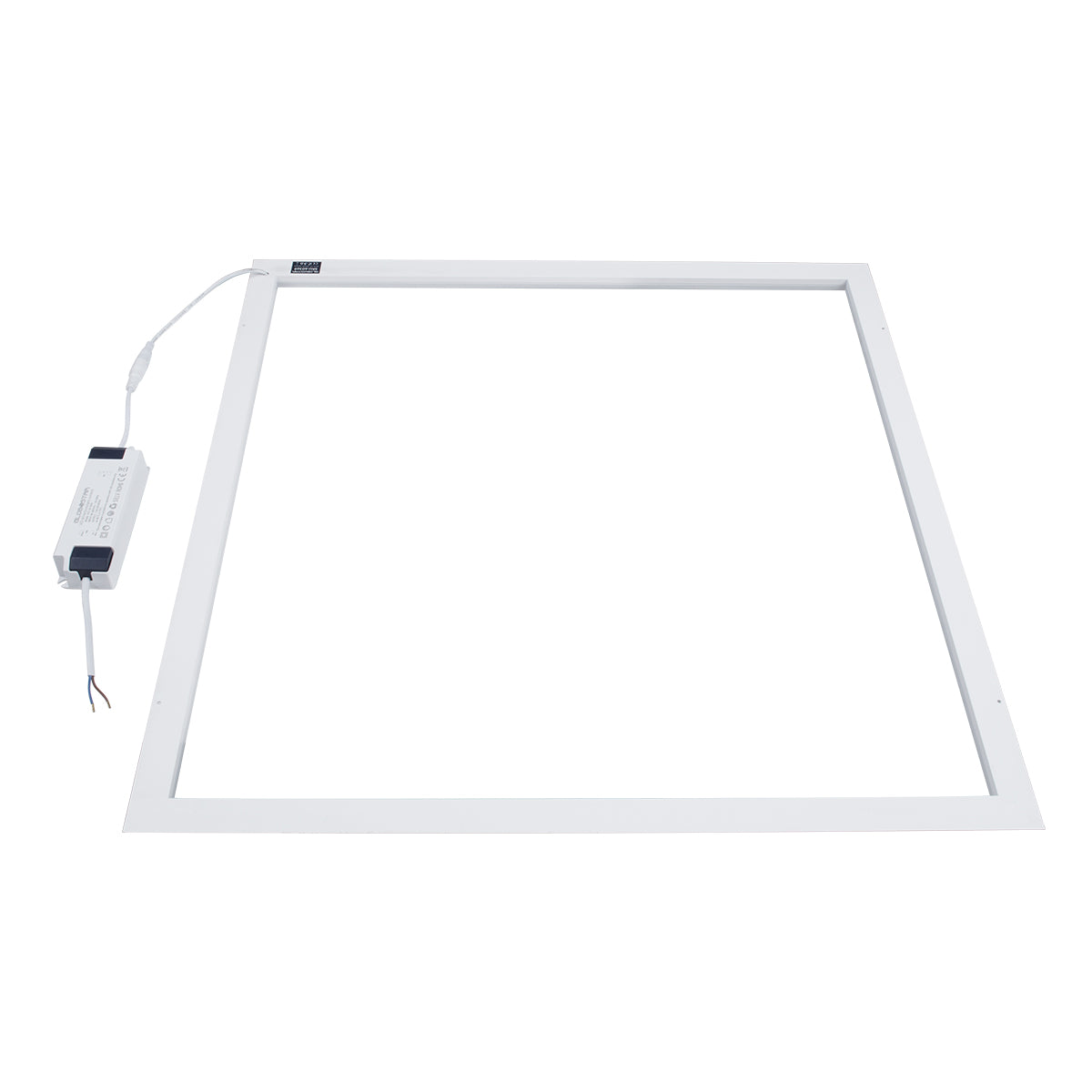 60369 Χωνευτό LED Panel Linear Frameless Super Slim 60x60cm 48W 5520lm 120° CRI≥85Ra AC 220-240V IP44 Μ60 x Π60 x Υ1.5cm - Φυσικό Λευκό 4500K - TÜV Certified Driver