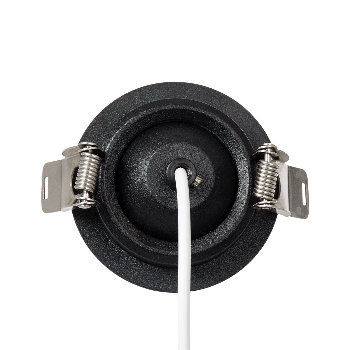 DALE 60371 Χωνευτό LED Κινούμενο Spot Downlight TrimLess Φ6.4cm 5W 500lm 36° AC 220-240V IP20 Φ6.4cm x Υ10cm - Στρόγγυλο - Μαύρο - Θερμό Λευκό 2700K - Bridgelux COB - TÜV Certified Driver