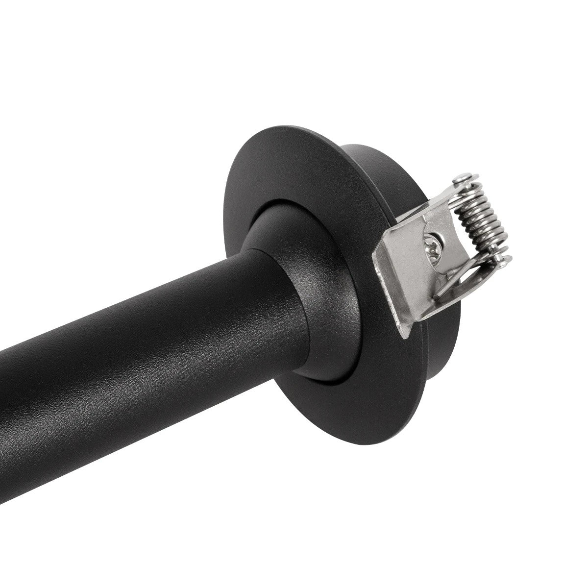 DALE 60372 Χωνευτό Κινούμενο Downlight Σποτ LED 5W 500lm 36° AC 220-240V IP20 Θερμό Λευκό 2700K - Bridgelux COB Chip & TÜV SÜD Driver - Μαύρο Ματ - Μ6.4 x Π6.4 x Υ20 / Q5.5