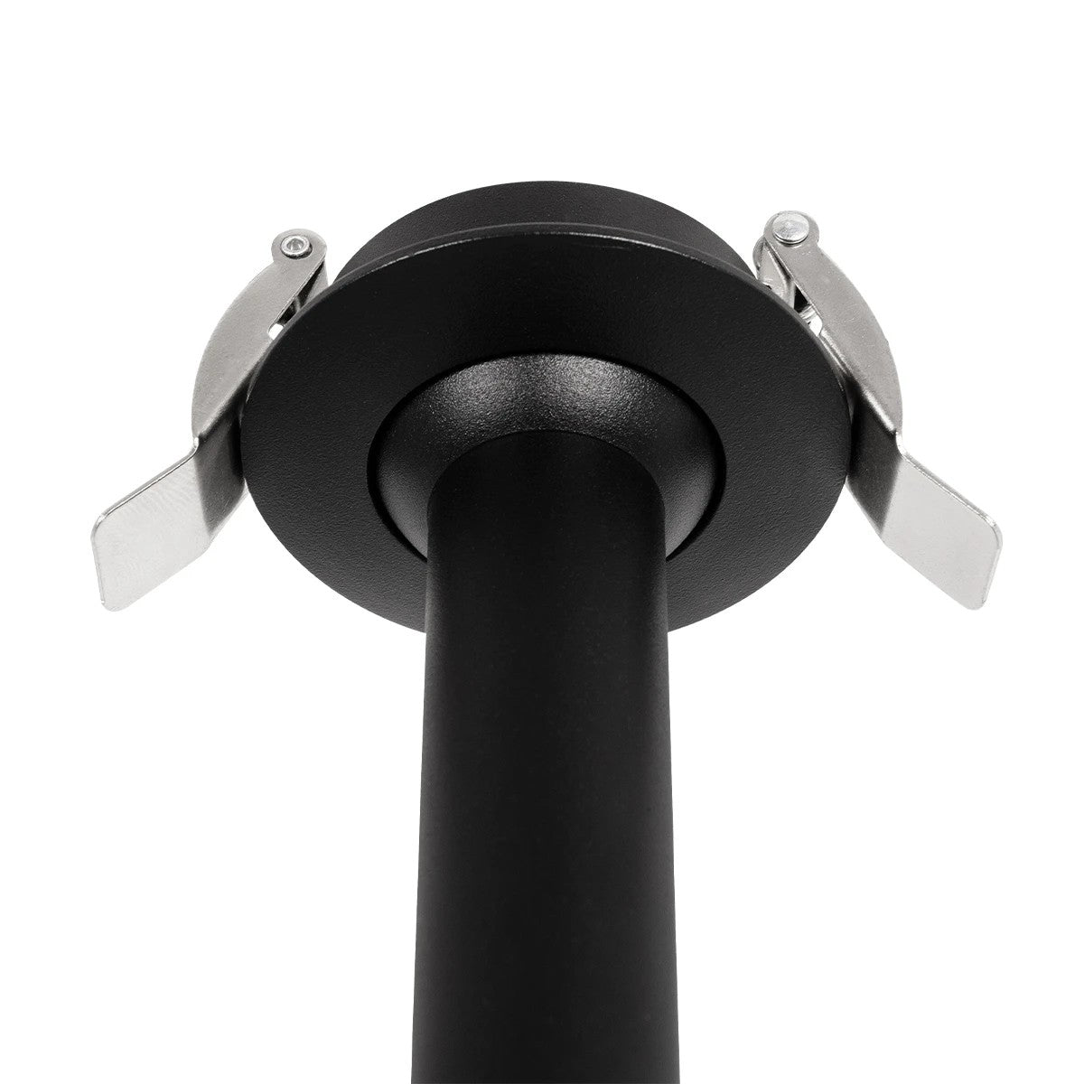 DALE 60372 Χωνευτό Κινούμενο Downlight Σποτ LED 5W 500lm 36° AC 220-240V IP20 Θερμό Λευκό 2700K - Bridgelux COB Chip & TÜV SÜD Driver - Μαύρο Ματ - Μ6.4 x Π6.4 x Υ20 / Q5.5