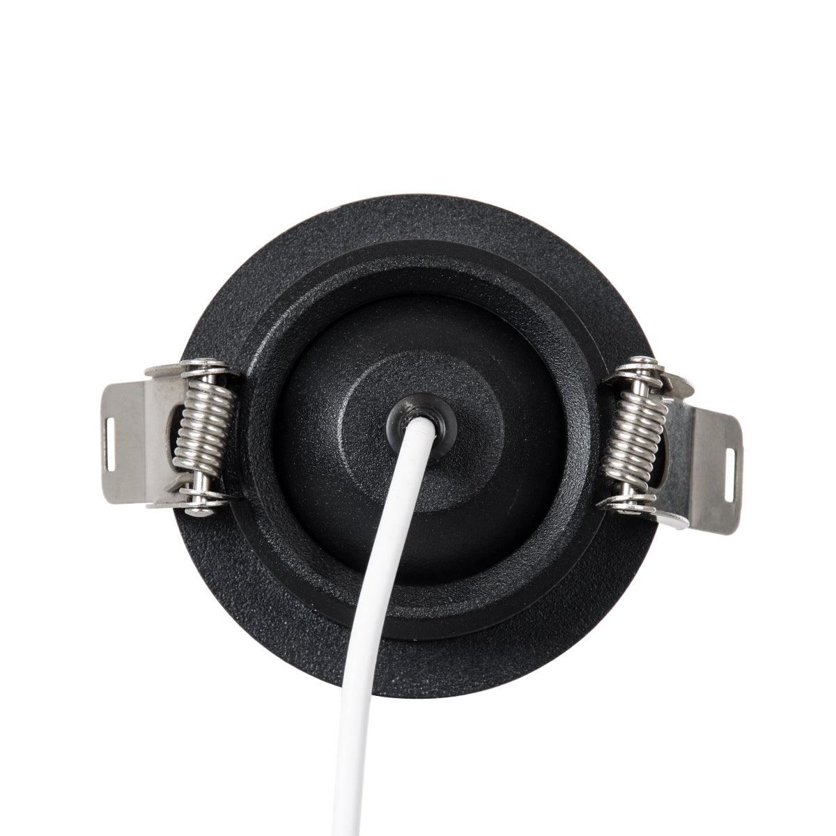 DALE 60373 Χωνευτό LED Κινούμενο Spot Downlight TrimLess Φ6.4cm 5W 500lm 36° AC 220-240V IP20 Φ6.4cm x Υ30cm - Στρόγγυλο - Μαύρο - Θερμό Λευκό 2700K - Bridgelux COB - TÜV Certified Driver