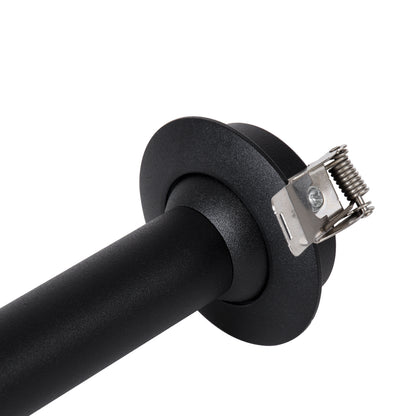 DALE 60373 Χωνευτό LED Κινούμενο Spot Downlight TrimLess Φ6.4cm 5W 500lm 36° AC 220-240V IP20 Φ6.4cm x Υ30cm - Στρόγγυλο - Μαύρο - Θερμό Λευκό 2700K - Bridgelux COB - TÜV Certified Driver