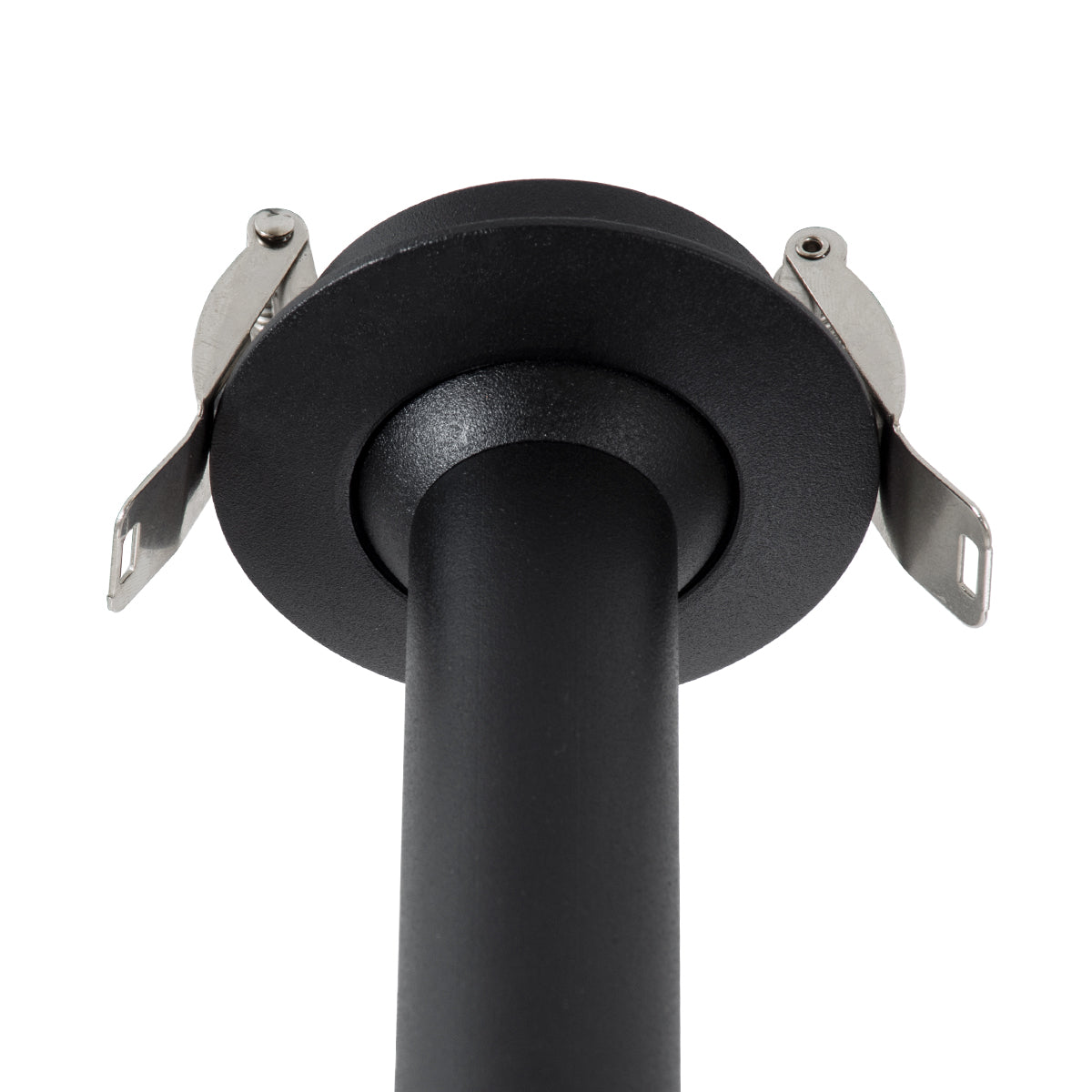 DALE 60373 Χωνευτό LED Κινούμενο Spot Downlight TrimLess Φ6.4cm 5W 500lm 36° AC 220-240V IP20 Φ6.4cm x Υ30cm - Στρόγγυλο - Μαύρο - Θερμό Λευκό 2700K - Bridgelux COB - TÜV Certified Driver