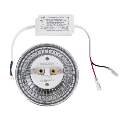 DARKO 60378 Σποτ LED Indirect Anti-Glare AR111 14W 1694lm 40° AC 220-240V IP20 Φ11.1 x Υ6.6cm Ψυχρό Λευκό 6000K - Bridgelux High Lumen COB Gen2 - TÜV Certified Driver