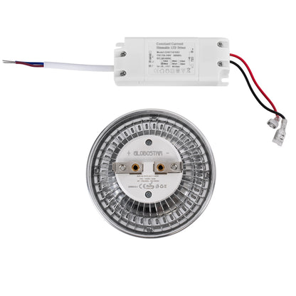 DARKO 60383 Σποτ LED Indirect Anti-Glare AR111 14W 1582lm 40° AC 220-240V IP20 Φ11.1 x Υ6.6cm Θερμό Λευκό 2700K Dimmable - Bridgelux High Lumen COB Gen2 - TÜV Certified Driver