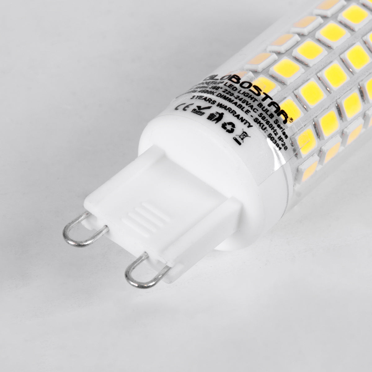 60390 Λάμπα LED G9 4W 584lm 360° AC 220-240V IP20 Φ1.86 x Υ6.3cm Ψυχρό Λευκό 6000K Dimmable