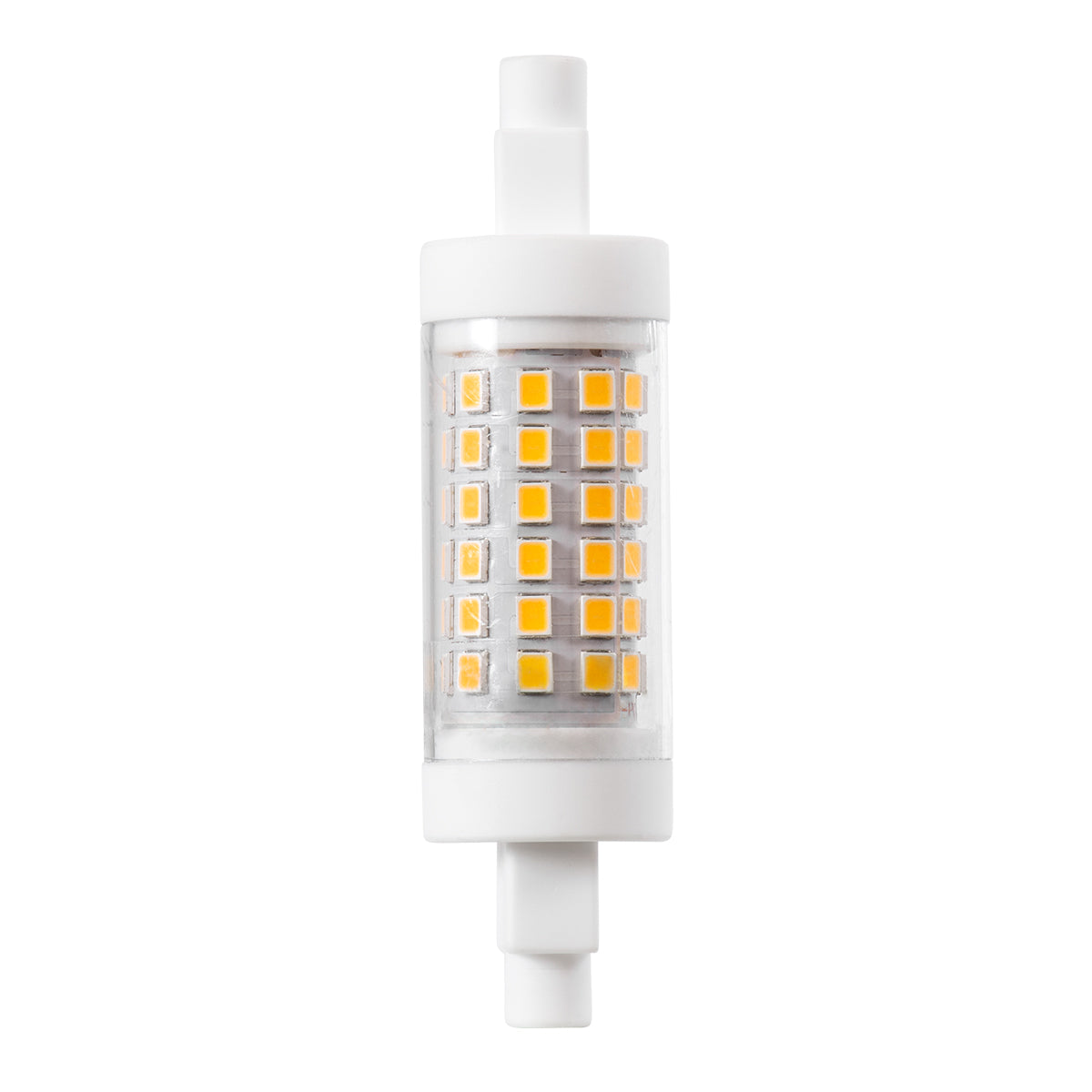 TUBINI 60395 R7S LED Lamp 78mm 7W 791lm 360° AC 220-240V IP20 Warm White 2700K - Lumileds SMD Chip - L7.8 x W2 x H2 cm