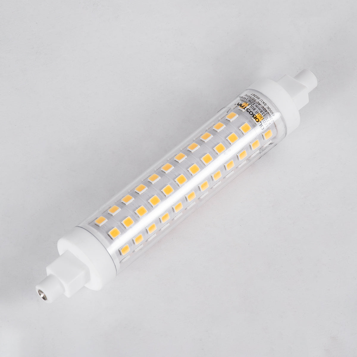 TUBINI 60398 R7S LED Lamp 118mm 12W 1356lm 360° AC 220-240V IP20 Warm White 2700K - Lumileds SMD Chip - L11.8 x W2.2 x H2.2 cm