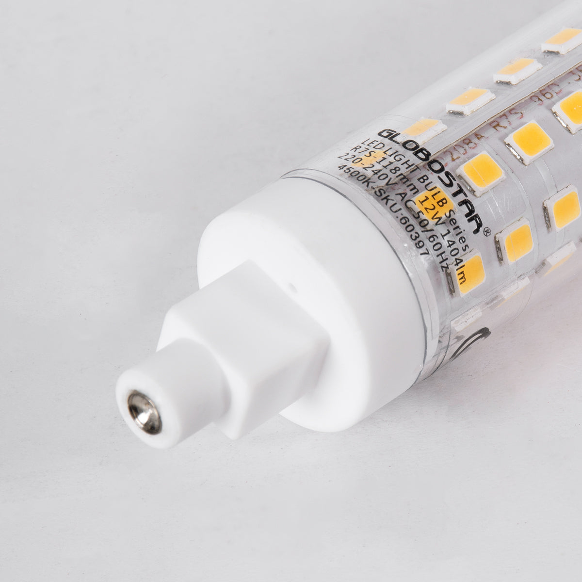 TUBINI 60398 R7S LED Lamp 118mm 12W 1356lm 360° AC 220-240V IP20 Warm White 2700K - Lumileds SMD Chip - L11.8 x W2.2 x H2.2 cm