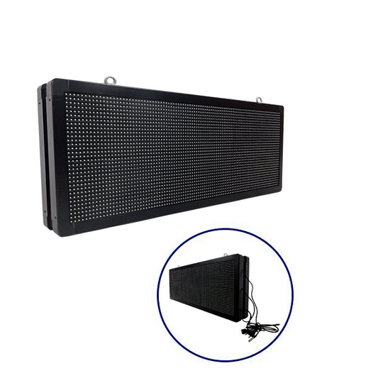 90325 Κυλιόμενη Ψηφιακή Επιγραφή P10 LED SMD AC 220-240V με Wi-Fi - Αδιάβροχή IP65 - Διπλής Όψης - Μ104 x Π12 x Υ40cm RGBW