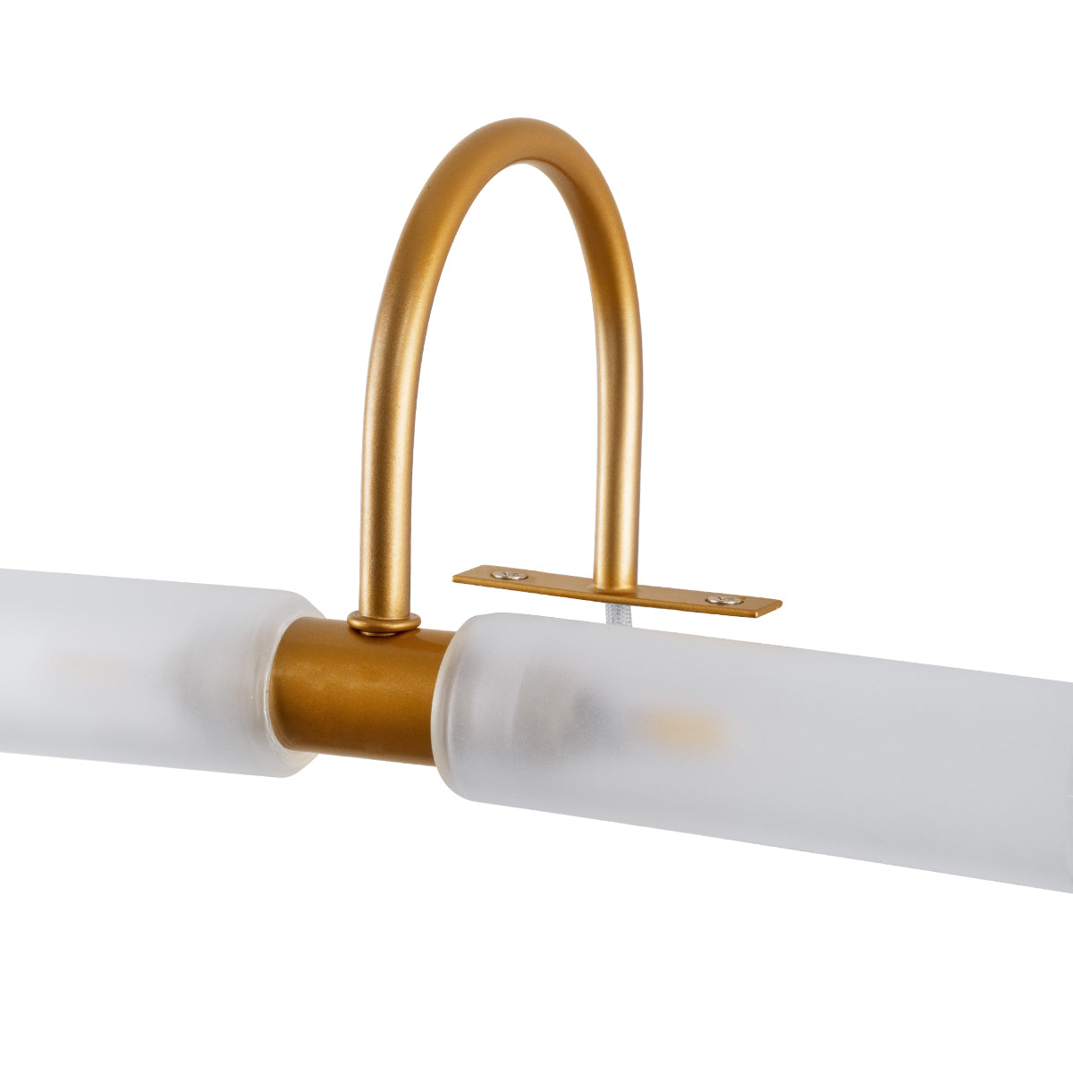 FLORA 60415 Μοντέρνο Φωτιστικό Τοίχου - Απλίκα Καθρέπτη Μπάνιου - Πίνακα 2 x G9 270° AC 220-240V IP44 Μ31 x Π13 x Υ12cm - Χάλκινο