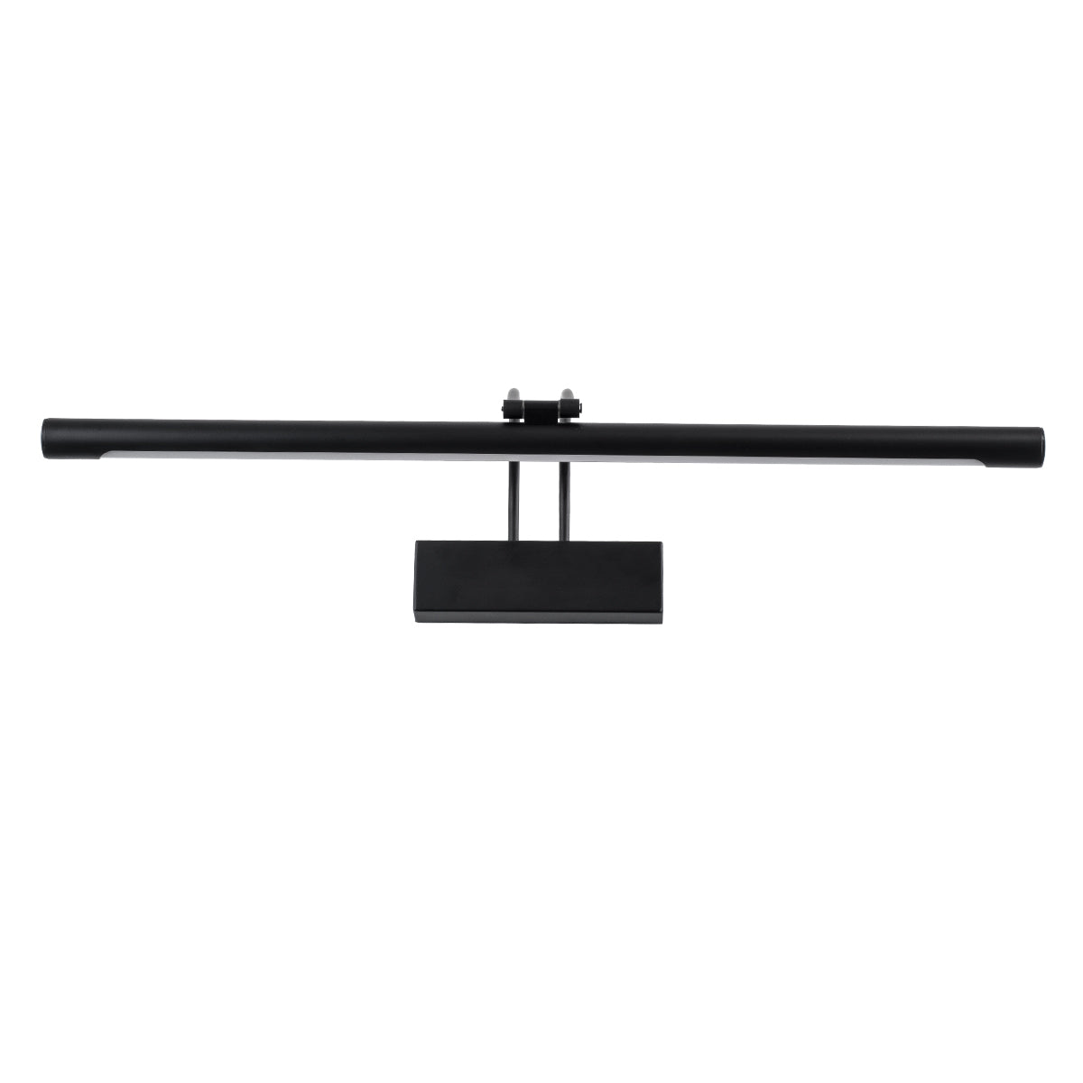 LAURA 60424 Μοντέρνο Φωτιστικό Τοίχου - Απλίκα Καθρέπτη Μπάνιου LED 12W 1400lm 120° AC 220-240V IP20 Φυσικό Λευκό 4500K - Bridgelux SMD Chip - Μαύρο Ματ - Μ60 x Π27 x Υ13