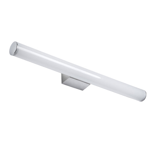 MABEL 60430 Μοντέρνο Φωτιστικό Τοίχου - Απλίκα Καθρέπτη Μπάνιου LED 12W 1400lm 240° AC 220-240V IP20 Φυσικό Λευκό 4500K - Bridgelux SMD Chip - Νίκελ Χρώμιο - Μ60 x Π10 x Υ5