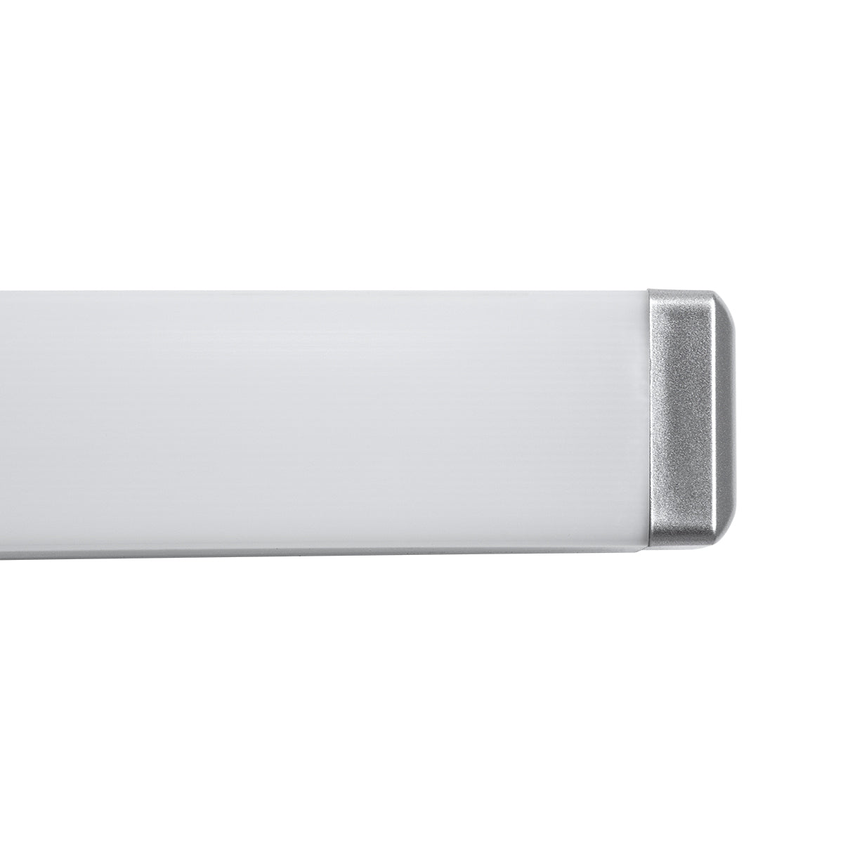 RENATA 60442 Μοντέρνο Φωτιστικό Τοίχου - Απλίκα Καθρέπτη Μπάνιου LED 12W 1400lm 180° AC 220-240V IP20 Φυσικό Λευκό 4500K - Bridgelux SMD Chip - Νίκελ Χρώμιο - Μ60 x Π4 x Υ5.5