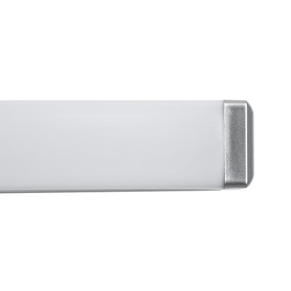 RENATA 60442 Μοντέρνο Φωτιστικό Τοίχου - Απλίκα Καθρέπτη Μπάνιου LED 12W 1400lm 180° AC 220-240V IP20 Φυσικό Λευκό 4500K - Bridgelux SMD Chip - Νίκελ Χρώμιο - Μ60 x Π4 x Υ5.5