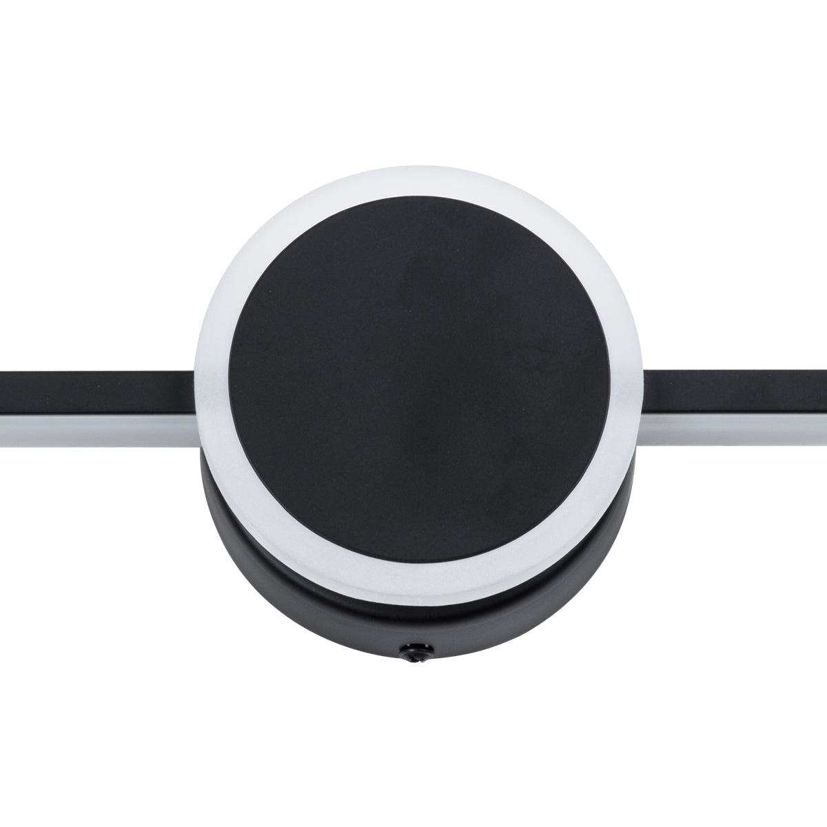 OPAL 60454 Μοντέρνο Φωτιστικό Τοίχου - Απλίκα Καθρέπτη Μπάνιου - Πίνακα LED 14W 1600lm 180° AC 220-240V IP44 Μ60 x Π6 x Υ10cm - Φυσικό Λευκό 4500K - Μαύρο