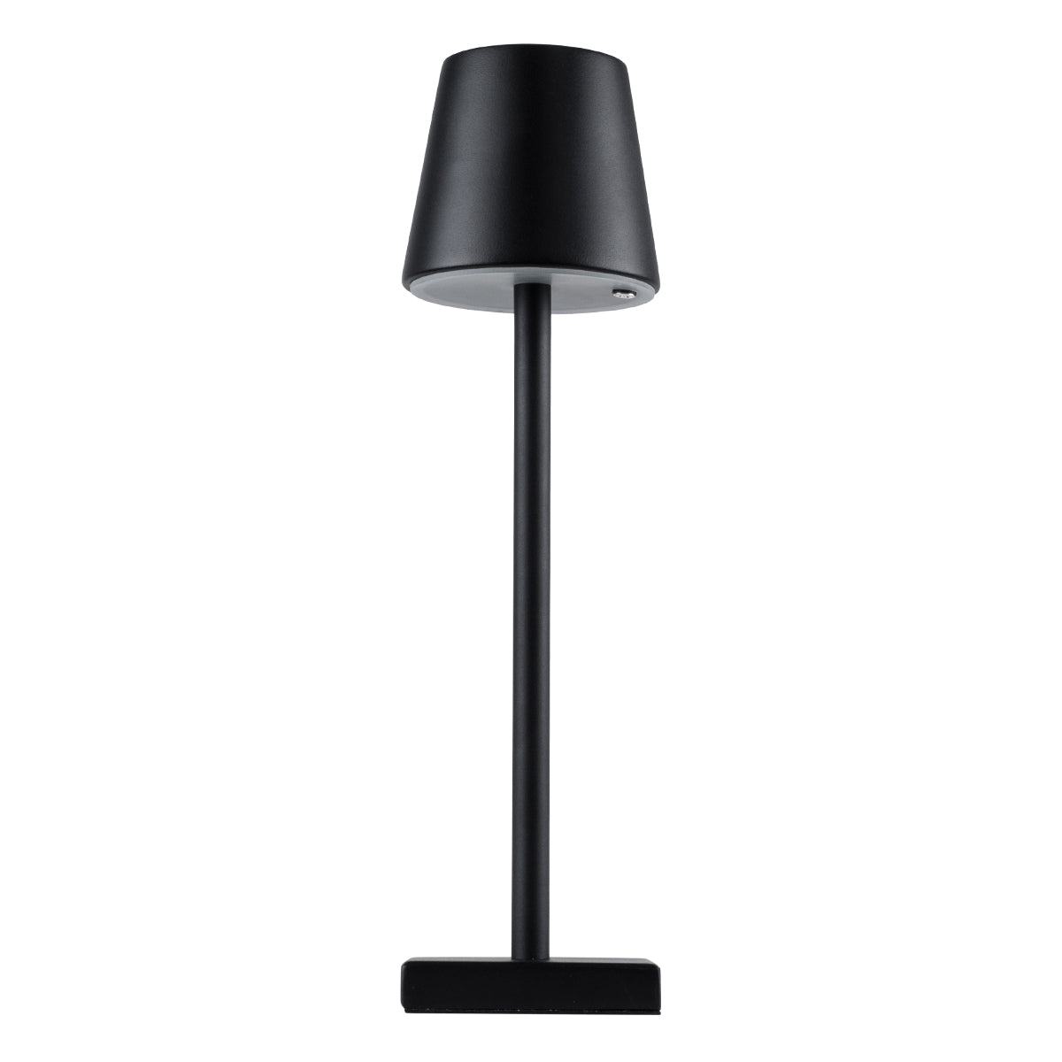 NEGA 60473 Μοντέρνο Επιτραπέζιο Φωτιστικό Πορτατίφ LED 2.2W 154lm 360° DC 5V Επαναφορτιζόμενο με Μπαταρία Li-ion 4000mAh - Διακόπτη Αφής - Θερμό Λευκό 2700K - Dimmable - D10 x H39cm - Μαύρο