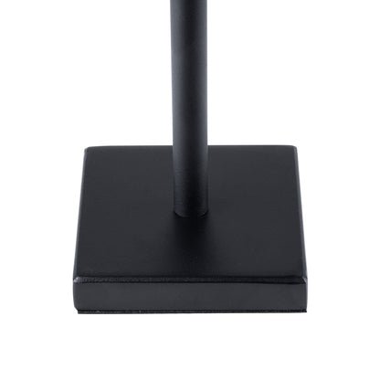 NEGA 60473 Μοντέρνο Επιτραπέζιο Φωτιστικό Πορτατίφ LED 2.2W 154lm 360° DC 5V Επαναφορτιζόμενο με Μπαταρία Li-ion 4000mAh - Διακόπτη Αφής - Θερμό Λευκό 2700K - Dimmable - D10 x H39cm - Μαύρο