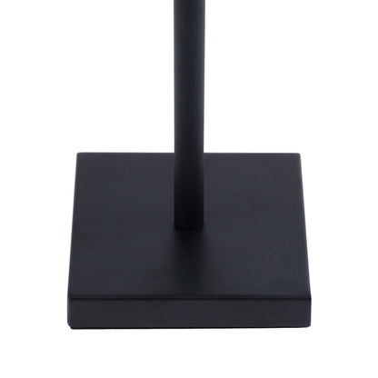 NEGA 60477 Μοντέρνο Επιδαπέδιο Φωτιστικό LED 2.2W 154lm 360° DC 5V Επαναφορτιζόμενο με Μπαταρία Li-ion 4000mAh - Διακόπτη Αφής - Θερμό Λευκό 2700K - Dimmable - D10 x H135cm - Μαύρο