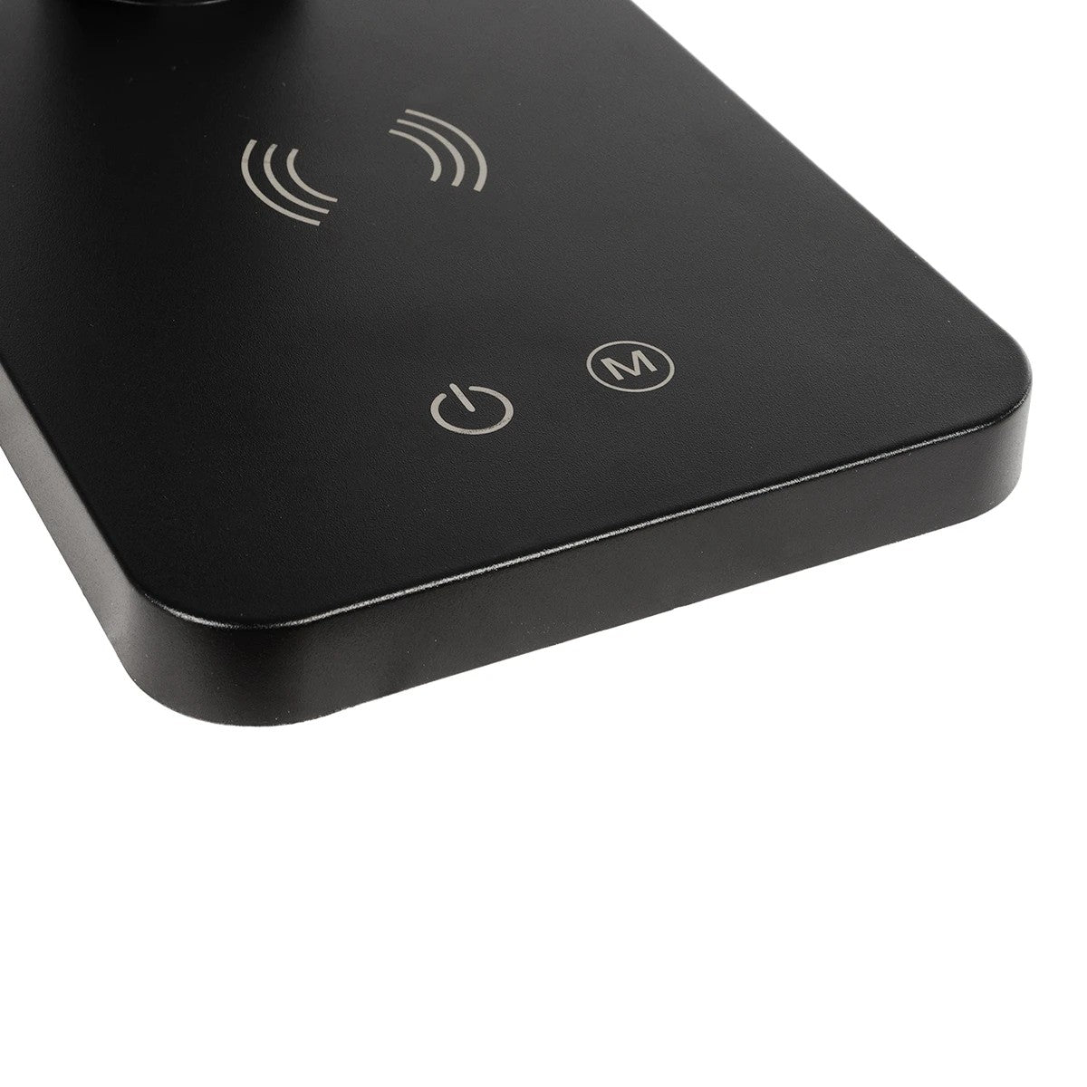 TEBLA 60482 Μοντέρνο Επιτραπέζιο Φωτιστικό Γραφείου με Ασύρματη Φόρτιση 5W 1A LED 5W 500lm 120° AC 220-240V IP20 Ρυθμιζόμενο Λευκό CCT με Αφή 2700K/4500K/6000K Dimmable - Bridgelux SMD Chip - Μαύρο - Μ11 x Π31 x Υ52