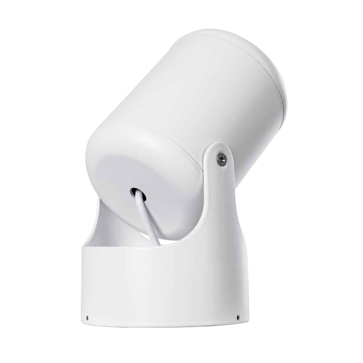 DETRONIC 60500 Επιφανειακό Κινούμενο Spot Downlight LED 10W 1350lm 24° AC 220-240V IP20 Φ9cm x Υ16cm - Στρόγγυλο - Λευκό - Ψυχρό Λευκό 6000K - Bridgelux COB - TÜV Certified Driver