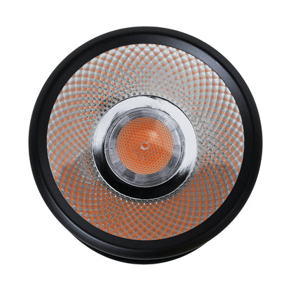 DETRONIC 60505 Επιφανειακό Κινούμενο Spot Downlight LED 10W 1250lm 24° AC 220-240V IP20 Φ9cm x Υ16cm - Στρόγγυλο - Μαύρο - Θερμό Λευκό 2700K - Bridgelux COB - TÜV Certified Driver