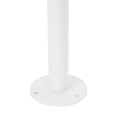 GARDENIA 60509 Φωτιστικό Κήπου - Πάρκου - Πλατείας - Κολωνάκι Αρχιτεκτονικού Φωτισμού Εξωτερικού Χώρου LED 7W 700lm 60° AC220-240V Αδιάβροχο IP65 - Σώμα Αλουμινίου & Tempered Glass - Μ15 x Π18 x Υ180cm - Θερμό Λευκό 2700K - Λευκό - Bridgelux Chip