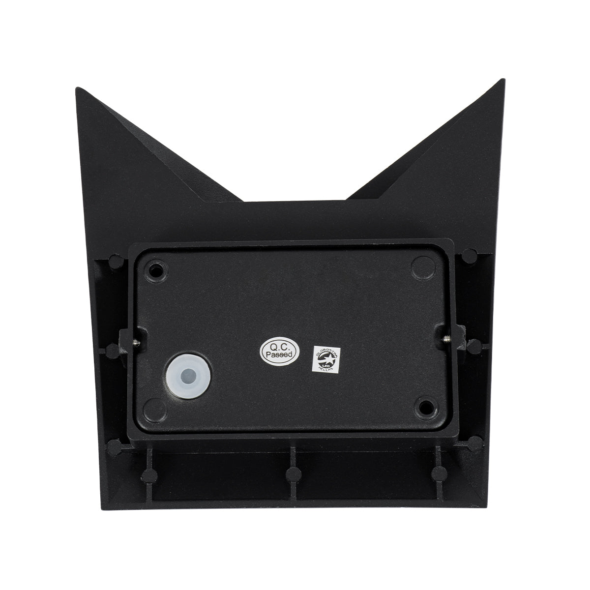 STEALTH 60520 Φωτιστικό Τοίχου - Απλίκα Αρχιτεκτονικού Φωτισμού Εσωτερικού/Εξωτερικού Χώρου Up or Down LED 10W 1000lm 60° AC220-240V Αδιάβροχο IP65 - Σώμα Αλουμινίου & Tempered Glass - Μ17 x Π17 x Υ7.5cm - Θερμό Λευκό 2700K - Μαύρο - Bridgelux Chip