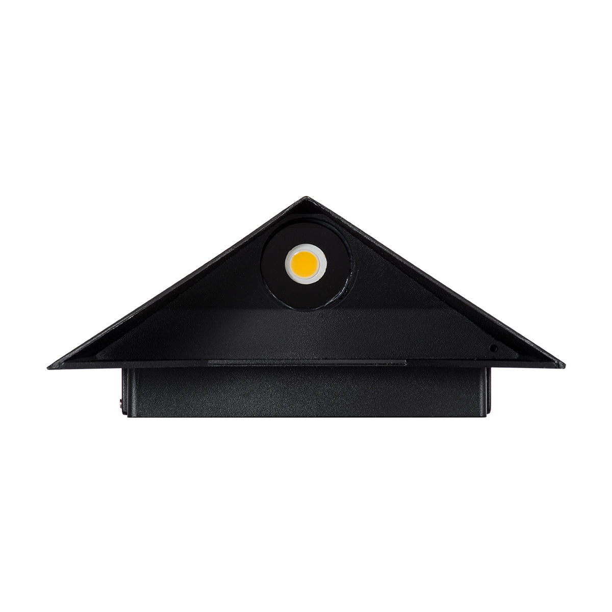 STEALTH 60520 Φωτιστικό Τοίχου - Απλίκα Αρχιτεκτονικού Φωτισμού Εσωτερικού/Εξωτερικού Χώρου Up or Down LED 10W 1000lm 60° AC220-240V Αδιάβροχο IP65 - Σώμα Αλουμινίου & Tempered Glass - Μ17 x Π17 x Υ7.5cm - Θερμό Λευκό 2700K - Μαύρο - Bridgelux Chip