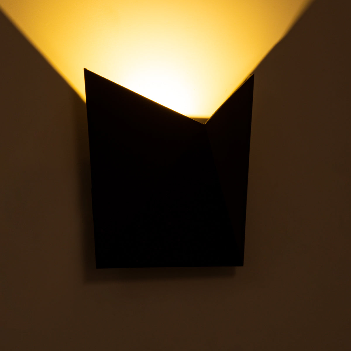 STEALTH 60520 Φωτιστικό Τοίχου - Απλίκα Αρχιτεκτονικού Φωτισμού Εσωτερικού/Εξωτερικού Χώρου Up or Down LED 10W 1000lm 60° AC220-240V Αδιάβροχο IP65 - Σώμα Αλουμινίου & Tempered Glass - Μ17 x Π17 x Υ7.5cm - Θερμό Λευκό 2700K - Μαύρο - Bridgelux Chip