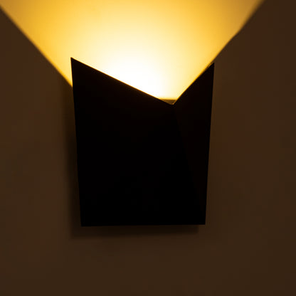 STEALTH 60520 Φωτιστικό Τοίχου - Απλίκα Αρχιτεκτονικού Φωτισμού Εσωτερικού/Εξωτερικού Χώρου Up or Down LED 10W 1000lm 60° AC220-240V Αδιάβροχο IP65 - Σώμα Αλουμινίου & Tempered Glass - Μ17 x Π17 x Υ7.5cm - Θερμό Λευκό 2700K - Μαύρο - Bridgelux Chip