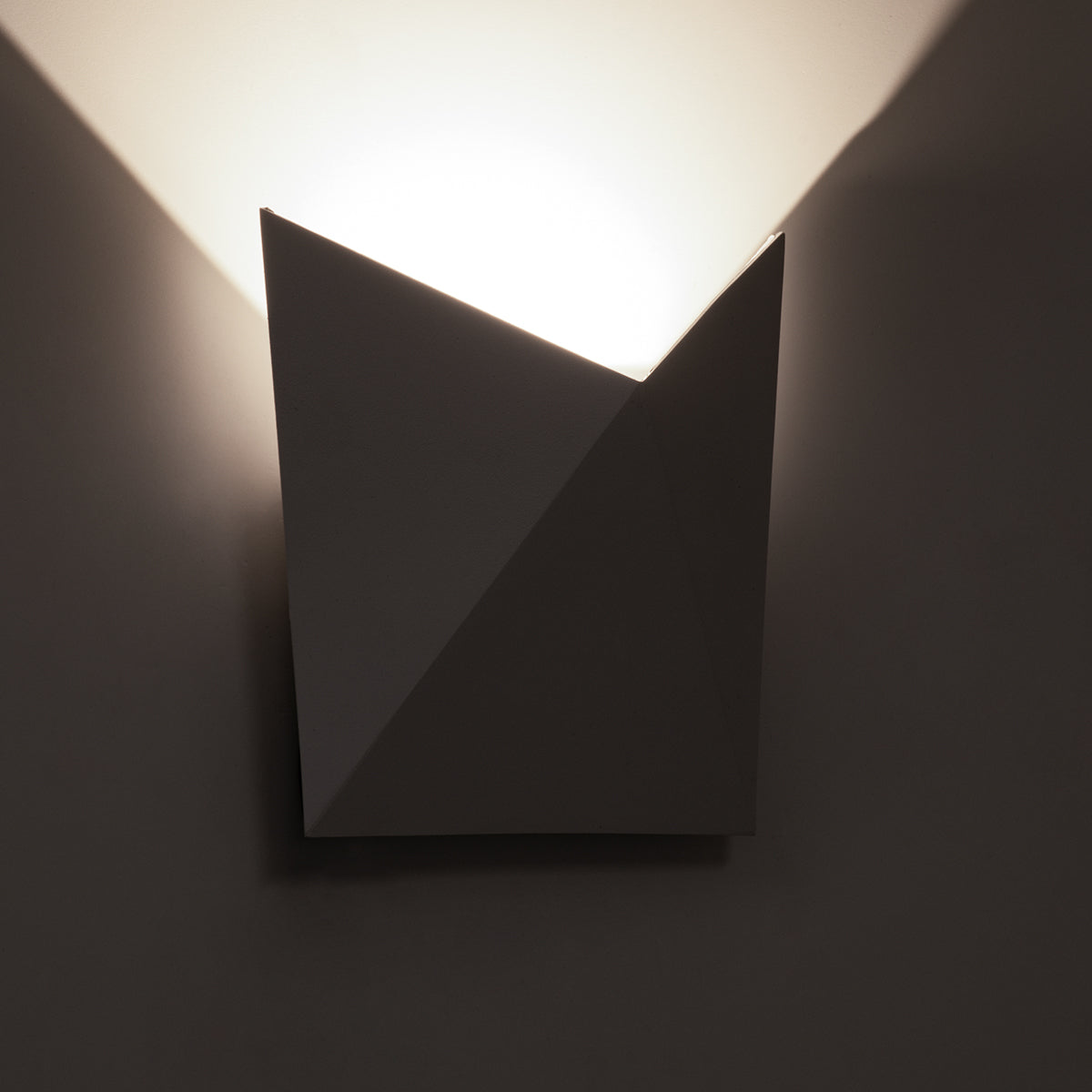 STEALTH 60521 Φωτιστικό Τοίχου - Απλίκα Αρχιτεκτονικού Φωτισμού Εσωτερικού/Εξωτερικού Χώρου Up or Down LED 10W 1100lm 60° AC220-240V Αδιάβροχο IP65 - Σώμα Αλουμινίου & Tempered Glass - Μ17 x Π17 x Υ7.5cm - Φυσικό Λευκό 4500K - Λευκό - Bridgelux Chip