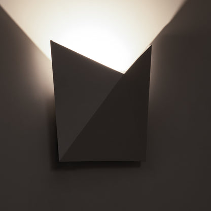 STEALTH 60521 Φωτιστικό Τοίχου - Απλίκα Αρχιτεκτονικού Φωτισμού Εσωτερικού/Εξωτερικού Χώρου Up or Down LED 10W 1100lm 60° AC220-240V Αδιάβροχο IP65 - Σώμα Αλουμινίου & Tempered Glass - Μ17 x Π17 x Υ7.5cm - Φυσικό Λευκό 4500K - Λευκό - Bridgelux Chip