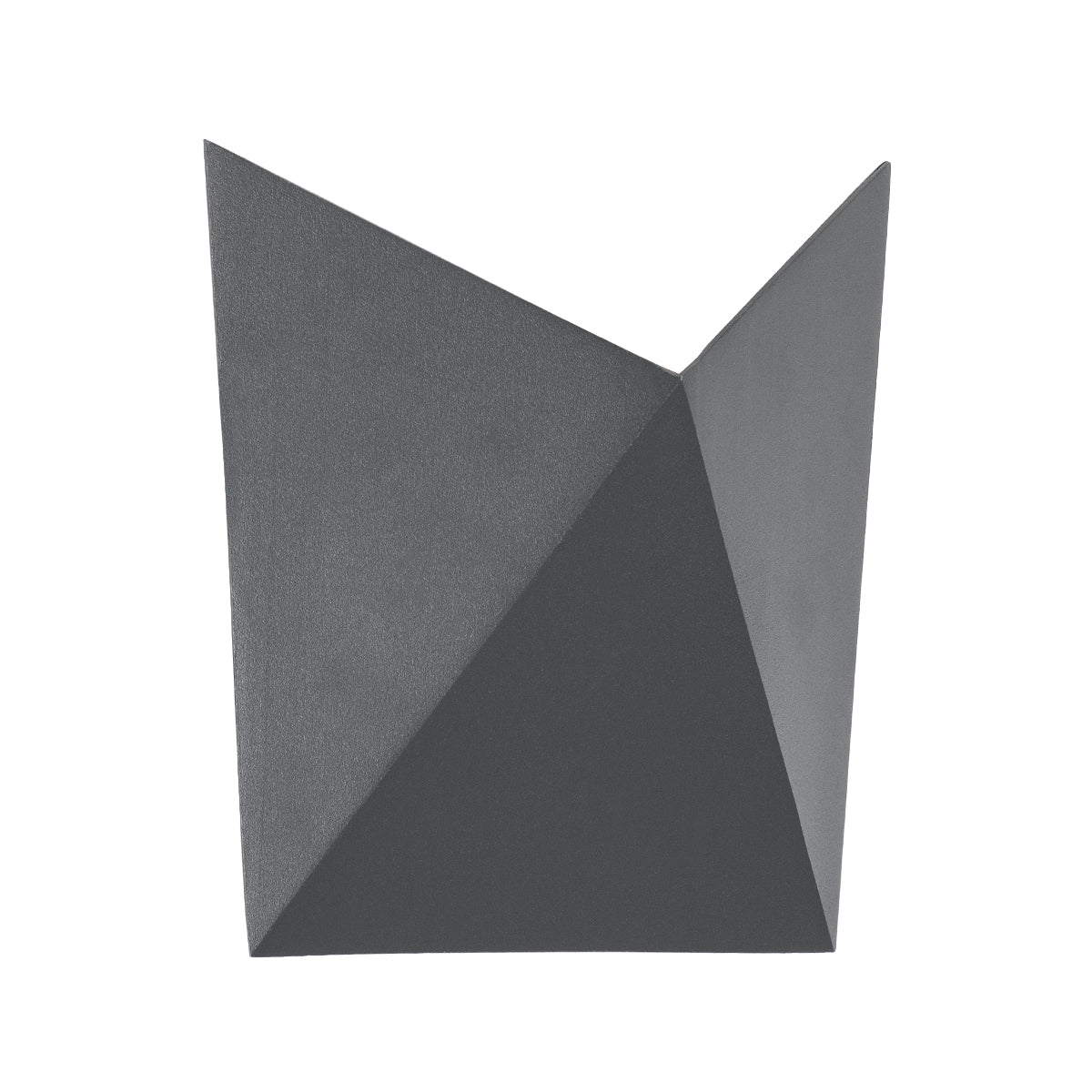 STEALTH 60522 Μοντέρνο Φωτιστικό Τοίχου - Απλίκα LED 10W 1100lm 60° AC 220-240V Αδιάβροχο IP65 Φυσικό Λευκό 4500K - Bridgelux COB Chip & TÜV SÜD Driver - Γκρι Ανθρακί Ματ - Μ17 x Π7.5 x Υ17