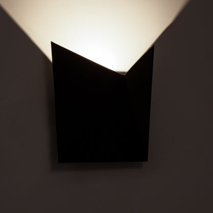 STEALTH 60522 Μοντέρνο Φωτιστικό Τοίχου - Απλίκα LED 10W 1100lm 60° AC 220-240V Αδιάβροχο IP65 Φυσικό Λευκό 4500K - Bridgelux COB Chip & TÜV SÜD Driver - Γκρι Ανθρακί Ματ - Μ17 x Π7.5 x Υ17