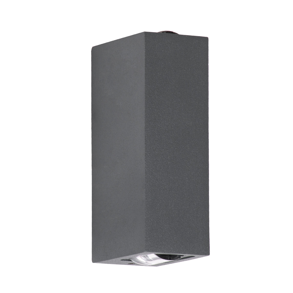 LINOR 60528 Μοντέρνο Φωτιστικό Τοίχου - Απλίκα LED 10W 1000lm 10° AC 220-240V Αδιάβροχο IP65 Θερμό Λευκό 2700K - Bridgelux COB Chip & TÜV SÜD Driver - Γκρι Ανθρακί Ματ - Μ12.5 x Π6 x Υ4