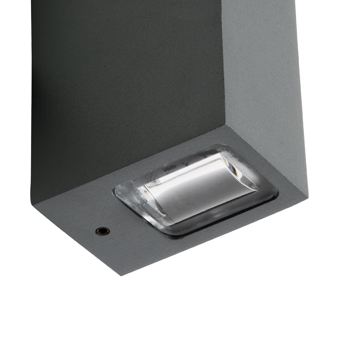 LINOR 60528 Μοντέρνο Φωτιστικό Τοίχου - Απλίκα LED 10W 1000lm 10° AC 220-240V Αδιάβροχο IP65 Θερμό Λευκό 2700K - Bridgelux COB Chip & TÜV SÜD Driver - Γκρι Ανθρακί Ματ - Μ12.5 x Π6 x Υ4