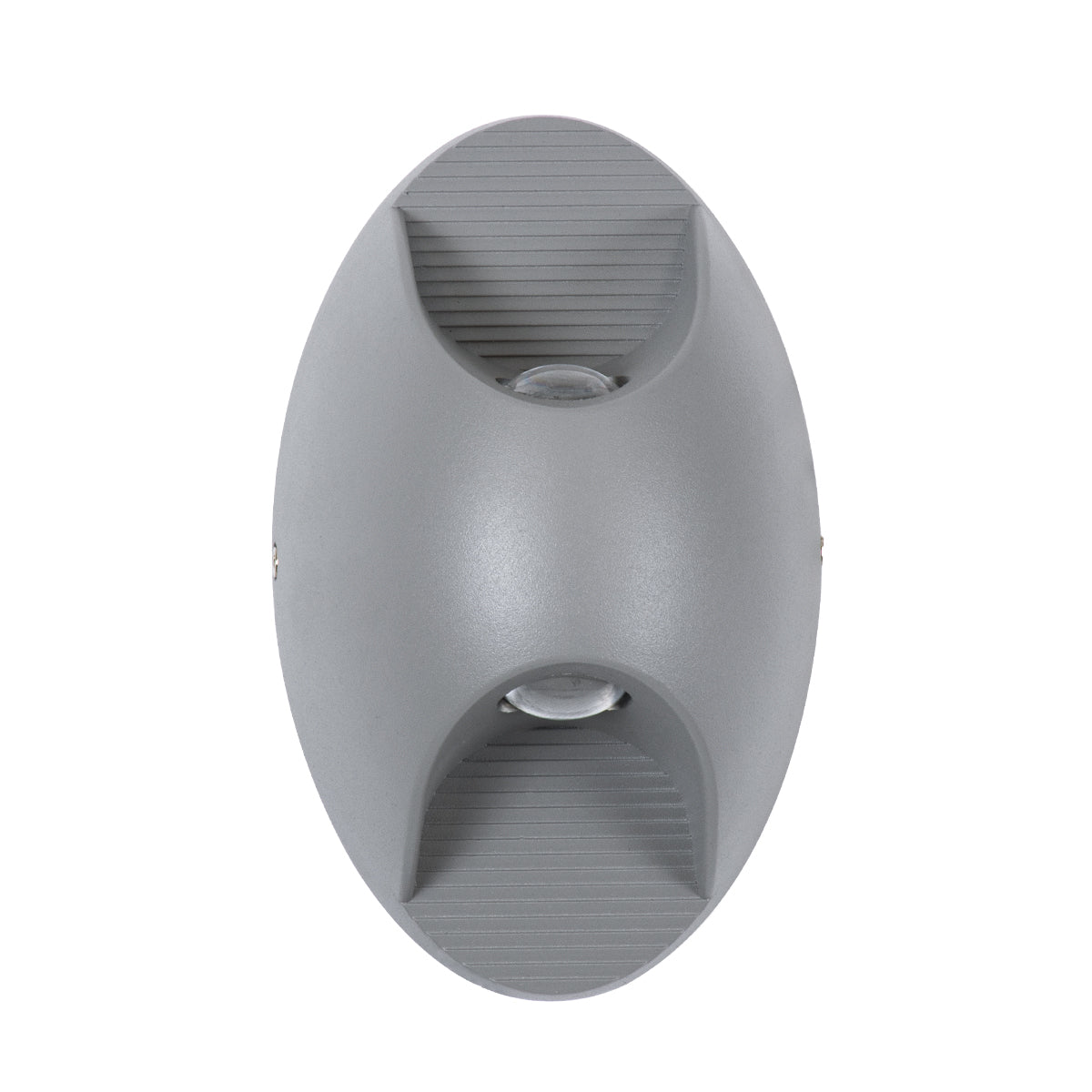 JEREMY 60531 Φωτιστικό Τοίχου - Απλίκα Αρχιτεκτονικού Φωτισμού Εσωτερικού/Εξωτερικού Χώρου Up & Down LED 10W 1000lm 60° AC220-240V Αδιάβροχο IP65 - Σώμα Αλουμινίου & Tempered Glass - Μ16 x Π10 x Υ7cm - Θερμό Λευκό 2700K - Γκρι Ανθρακί - Bridgelux Chip